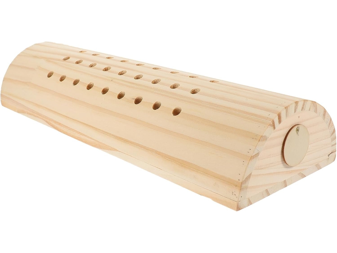 Cómoda Almohada Cervical Ergonómica De Madera