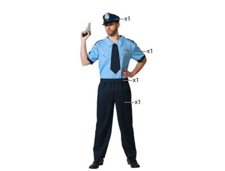 Disfraz para Adultos Policía - XL