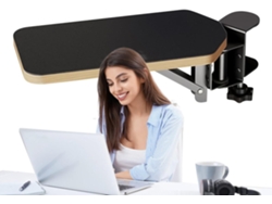 Mesa Extensible Con Reposabrazos De Escritorio De Madera | Acolchada, Plegable Y