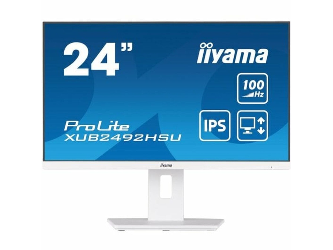 Monitor IIYAMA XUB2492HSU-W6 (Blanco - Full HD - LED - IPS - AMD FreeSync - Flicker free - NVIDIA G-SYNC - 23,8 - 0,4 ms)