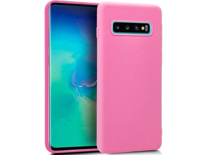 Carcasa Samsung Galaxy S10+ COOL Silicona Rosa