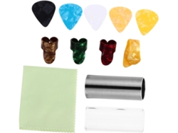 Kit De Slide Para Guitarra Con Protector De Dedos, Púa Y Accesorios Para El Agarre Del Pulgar.