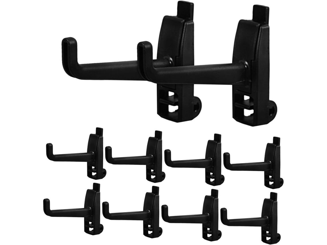10piezas Kit Ganchos Plástico Resistentes Tableros