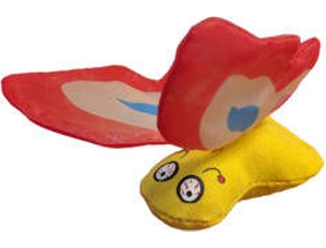 Peluche para Gato YEOWWW! Mariposa Rojo