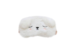 Adorable Antifaz De Peluche Con Forma De Perro Para Dormir, Que Bloquea La Luz Blanca (3 Unidades) Nochevieja