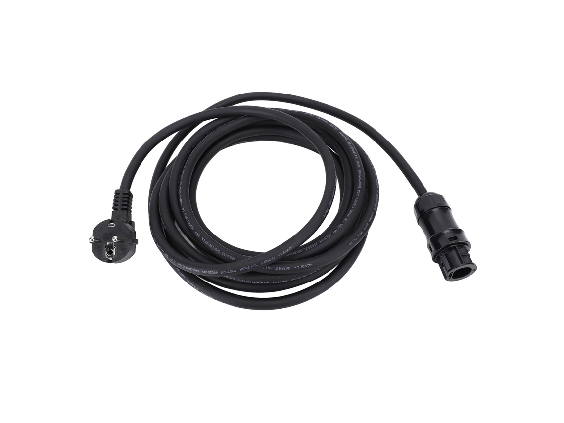 Cable Flexible De Cobre Y Pvc De 3x1,5 Mm² Para Inversores Solares Con Conector Hembra Para Sistemas Fotovoltaicos.