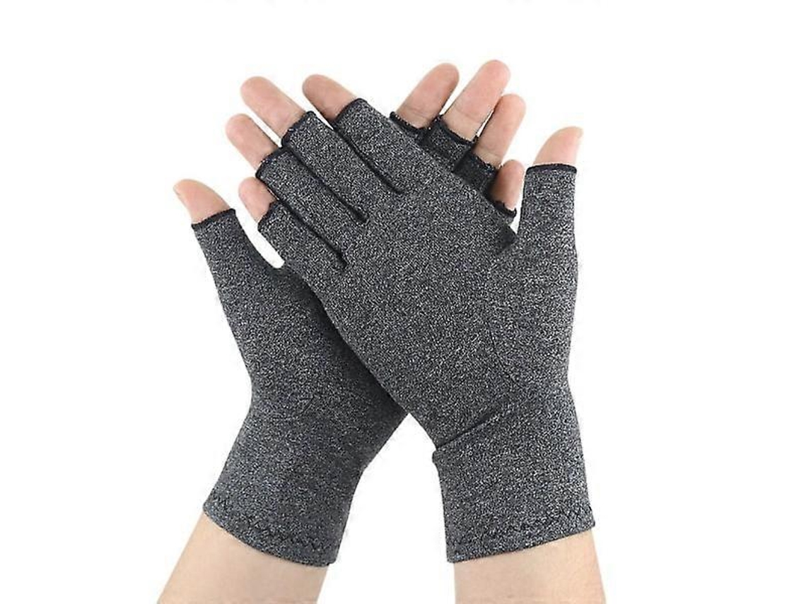 Guantes De Compresión Ligera Para Manos Confortables Y Versátiles En Color Gris S