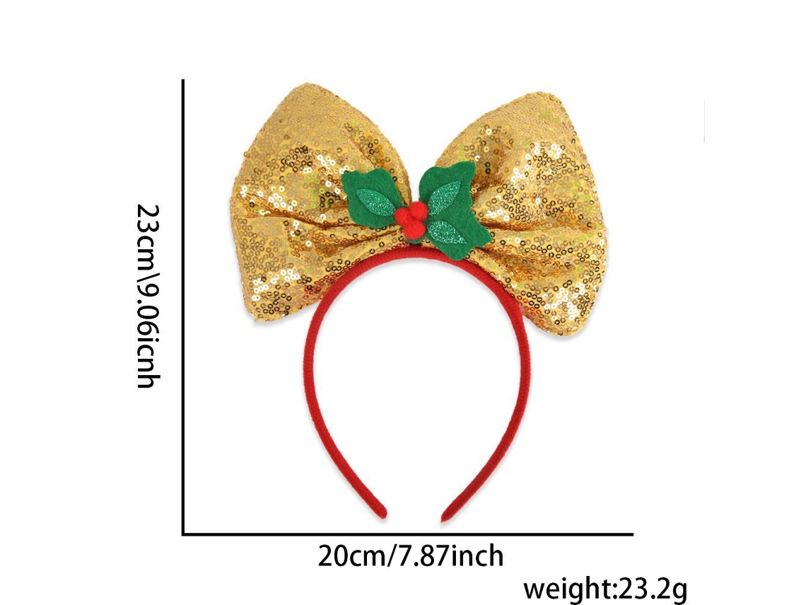 Diadema navideña con cuernos, accesorio navideño brillante, ideal para fiestas, cosplay y uso diario Aeuzwr (estilo 27)