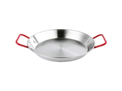 2026da-sartén De Paella De Acero Inoxidable Antiadherente 32cm Para Cocina Eléctrica Gas Inducción