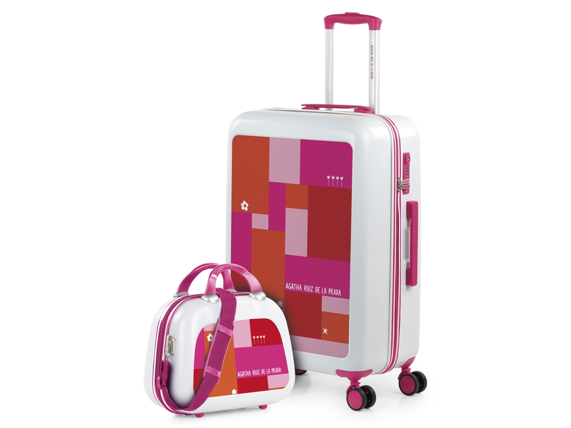 Juego de maletas Happiness Blocks para PC AGATHA RUIZ DE LA PRADA (45x68x26 cm)