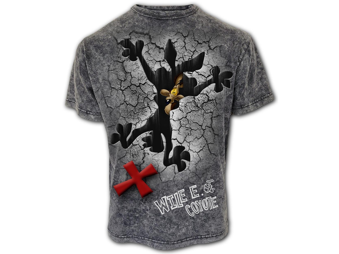 Camiseta Coyote LOONEY TUNES S Algod n Negro Worten.es