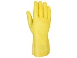 Guantes Latex Flocado Nova 38 Amarelo T9 - 62138/9