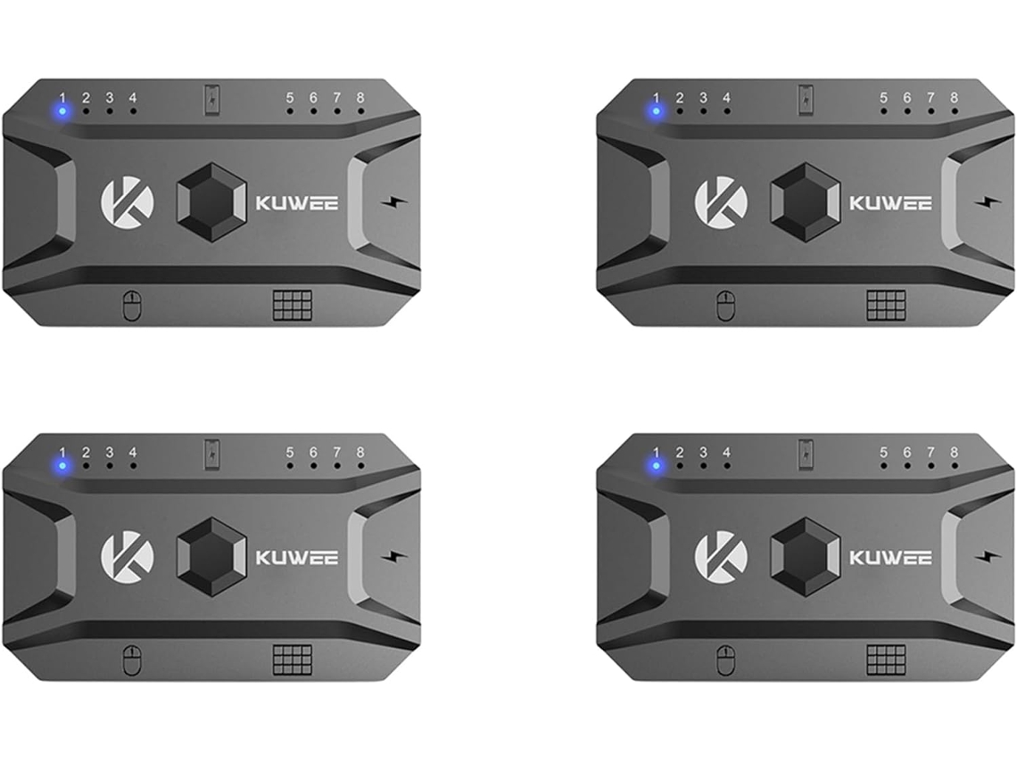 Hub Convertidor Bluetooth 4x Usb 5.0 Para Teclado Y Ratón Con Cable
