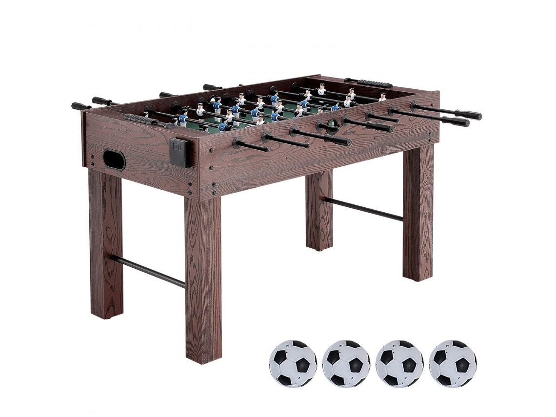 Futbolín de 55" con capacidad para 26 jugadores, estructura robusta y accesorios Tekmaquinas