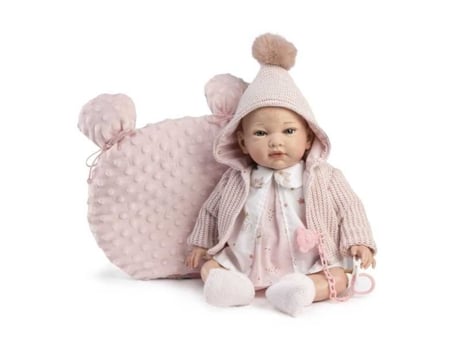 Muñeca Bebé Reborn María 42 cm (Edad mínima recomendada: 3 años)