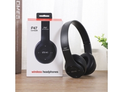 Auriculares Estéreo Plegables Inalámbricos Bluetooth 5.0 De Alta Fidelidad Con Micrófono (negros)