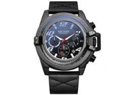 Reloj De Pulsera De Cuarzo Clásico Y Sencillo Para Hombre Zhoulianfa Con Correa De Pu (negro)