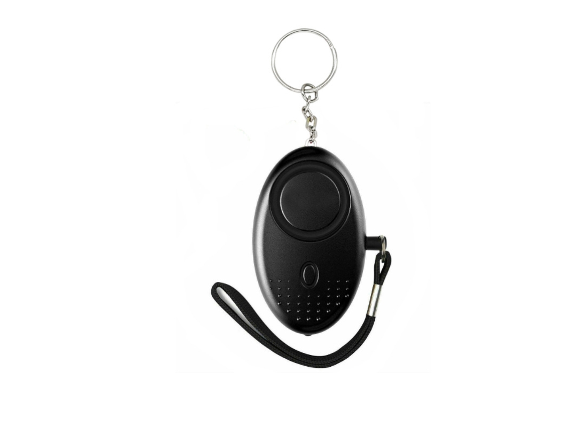 Alarma personal Tommy01 SOS de 120-130 dB con llavero y LED intermitente para autoprotección de mujeres, niños y ancianos.