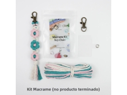 Handweaving Little Daisy Keychain Set, com Tutorial para Iniciantes, Diy Daisy Tassel Keychain Lanyard Pendant MDUG