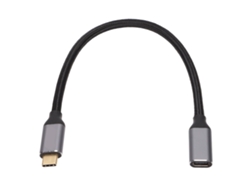 Cable De Extensión Usb-c Macho A Hembra De 100 W Pd 5 A Usb 3.2 Gen2 4k 10 Gbps Con Chip Inteligente