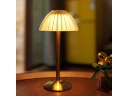 Lámpara de mesa LED inalámbrica, recargable, regulable, para salón y dormitorio NEVEANCE