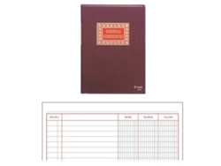 Libro de Cuentas DOHE 09908 Burdeos A4 100 Hojas