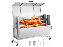 Asador Vevor con motor de 38 W, 4 niveles de altura, 1320 mm para barbacoa