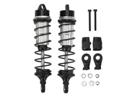 Amortiguadores Delanteros Rc, Aleación De Aluminio, Muelle De Alta Elasticidad, Para Arrma Escala 1/7, Negro.