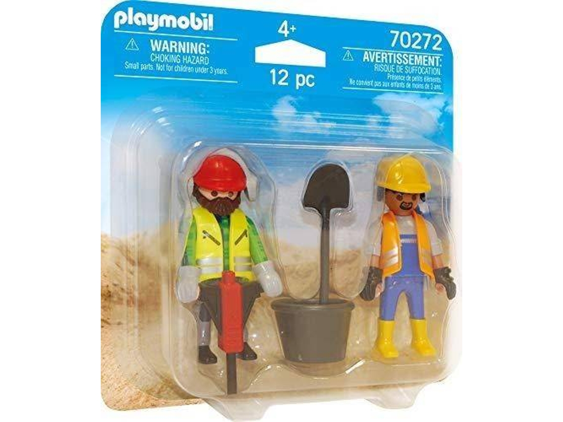 PLAYMOBIL: Trabajadores - 70350 (Edad Mínima: 3 - 12 piezas)