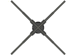 Holograma 3d Ventilador Proyector Pantalla Publicitaria Luces Letrero Luminoso Led