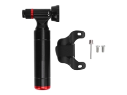 Rebe-bomba De Ar Mini Para Bicicleta De Alumínio Co2 Inflador De Pneus Com Manômetro Para Válvula Schrader E Presta