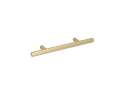Tirador Para Mueble De Acero Inoxidable Distancia Entre Ejes De 96 Mm Acabado En Latón Galver Velo Lote De 6