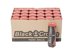 Pelota de Pádel BLACK CROWN Tubo Con 3 Unidades