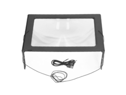 Lupa Rectangular Para Páginas Con 12 Led, Brillo De 2,5x, Usb, Plegable, Manos Libres, Para Lectura De Escritorio.
