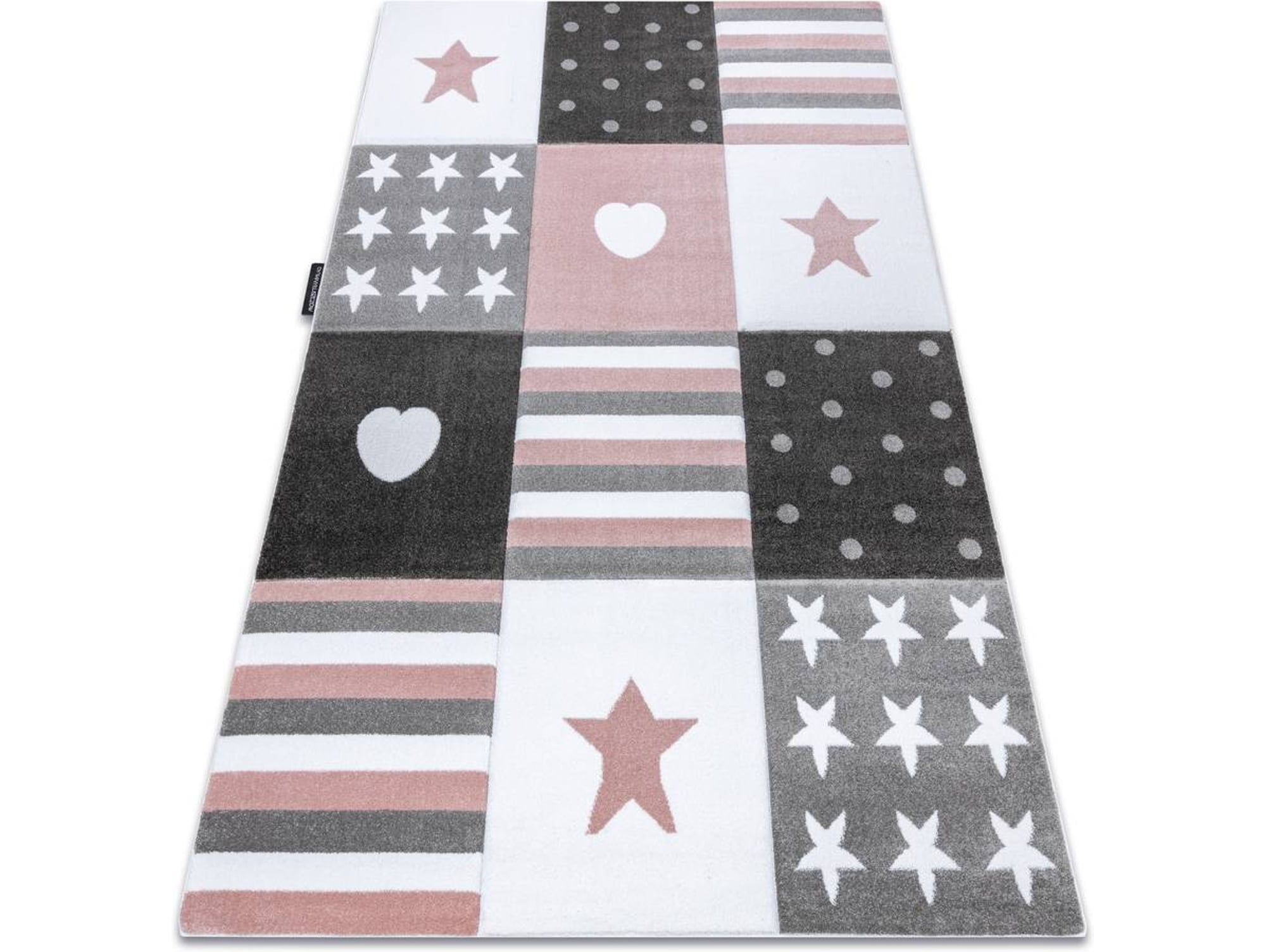 Alfombra DYWANY LUSZCZOW Petit Teeny (Rosa - 180 x 270 cm - Polipropileno)