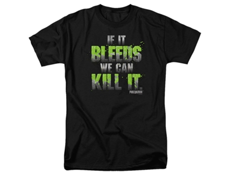 Camiseta ROCKINSTONE Si sangra podemos matarlo (M)