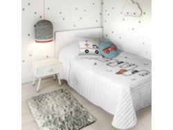 COLCHA BOUTI ESTAMPADA CAMA 105 ALGODÓN EXTRA SUAVE FABRICADO EN ESPAÑA TRANSPORTES HACIENDO EL INDIO