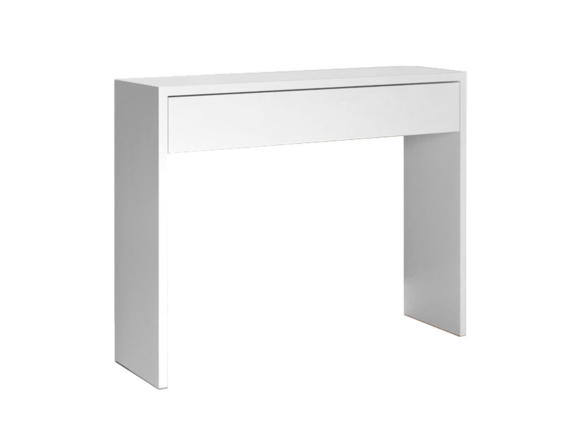 Consola ALEXANDRA HOUSE LIVING Blanco Madera MDP 100 x 75 x 30 cm 1 cajón