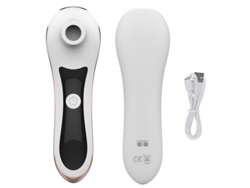 Mini vibrador de silicona suave para mujer (blanco) VEANXIN
