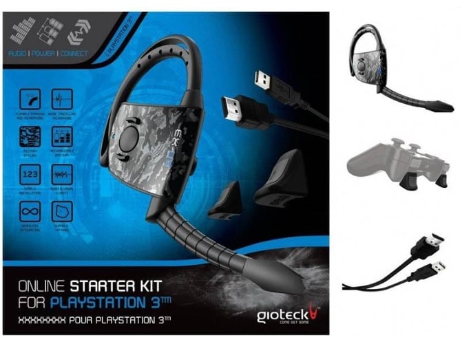 Starter Kit Online PS3 GIOTECK