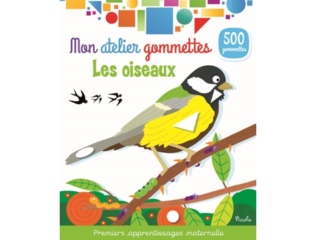Colored Stickers The Birds PICCOLIA (2 años)