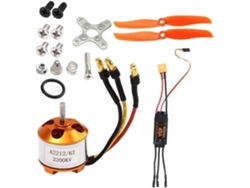 Kit Eléctrico 2212 2200kv + Esc De 40a, Hélice 6035, Protector De Hélice - Accesorios Metálicos Para Radiocontrol