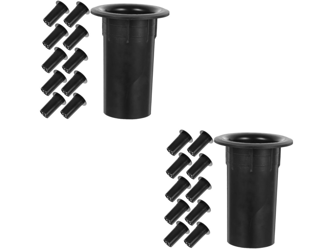 Tubo De Puerto De Altavoz De Plástico De 24 Piezas, Accesorio Para Altavoces Bass Reflex
