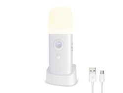 Luz nocturna con sensor de movimiento, luz nocturna LED regulable, luz blanca Rosewell