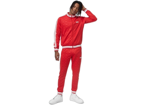 Chándale para Fitness LONSDALE Chándal Ashwell Rojo (2XL)