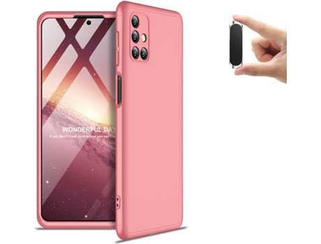 Funda y Soporte Samsung M31s PHONESHIELD Slim Armor 360º Rosa