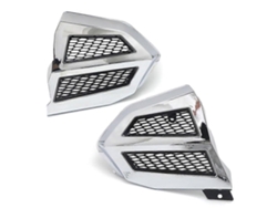 Cubiertas de motor y transmisión cromadas/negras para Honda Goldwing GL1800 F6B 2018-2021