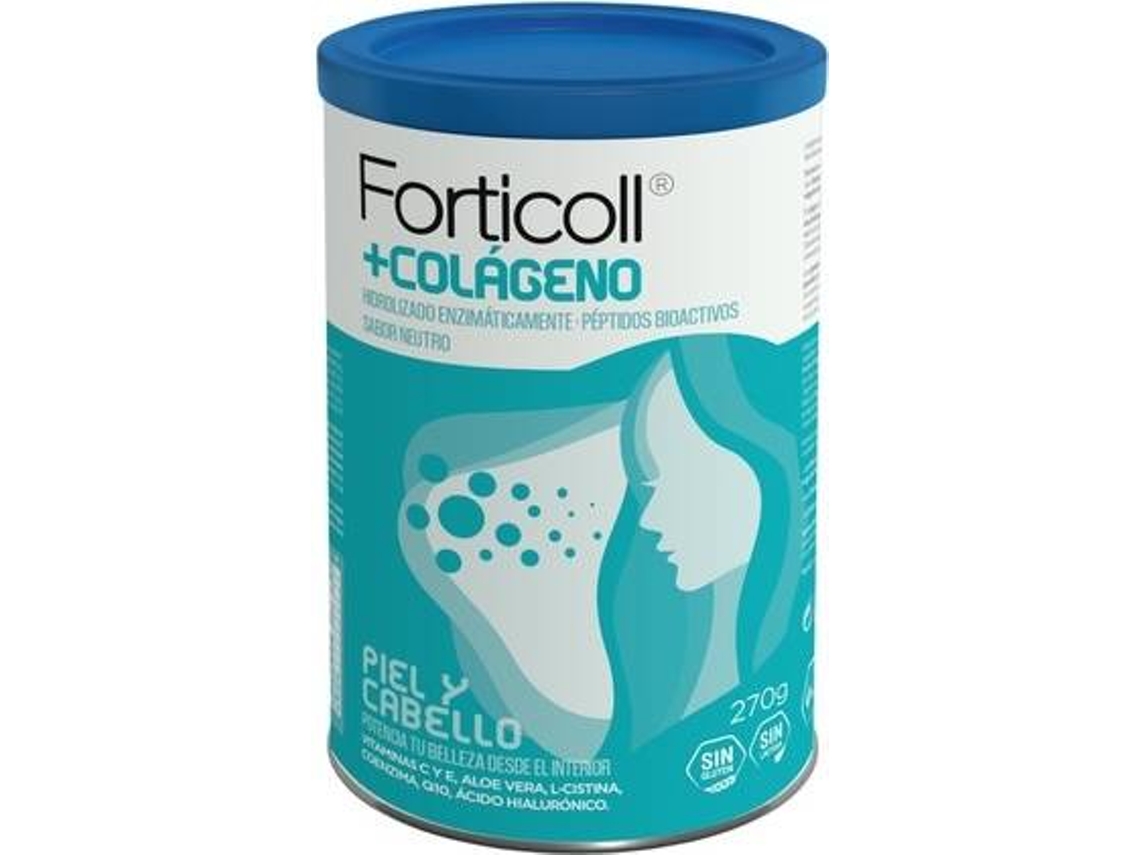 Complemento Alimentar FORTICOLL Colagénio Pele E Cabelo Almond Lab (270 g)