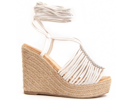 Sandalias de Mujer MONTEVITA Cunalt Tecido Blanco (35)