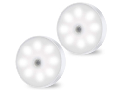 Luz Nocturna Led Con Sensor De Movimiento, Carga Usb, Montaje En Pared/armario, Regalo.